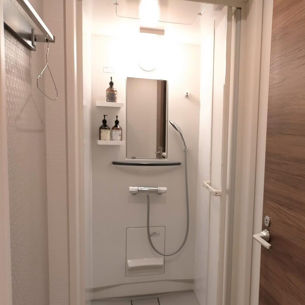 「Ｈａｔａｇｏ　ＣＯＥＤＯＹＡ　旅籠　小江戸や」ドリトミー利用者用のシャワールーム